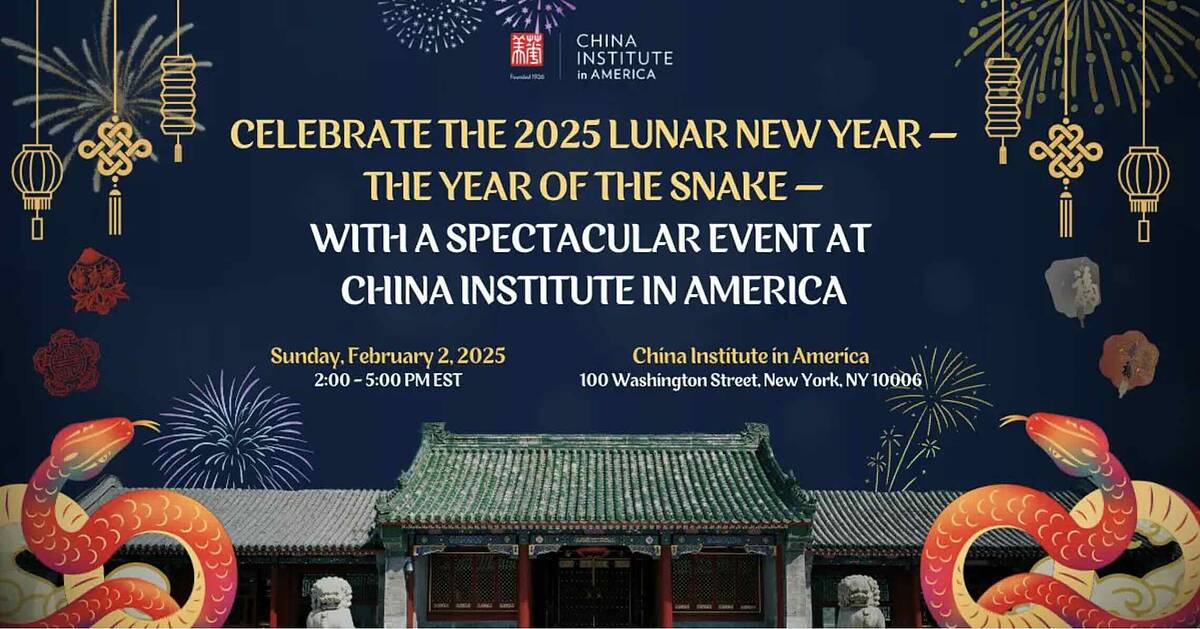 2025 Lunar New Year events at the China Institute Asian American Arts